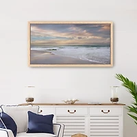 Soft Twilight Framed Canvas Art Print