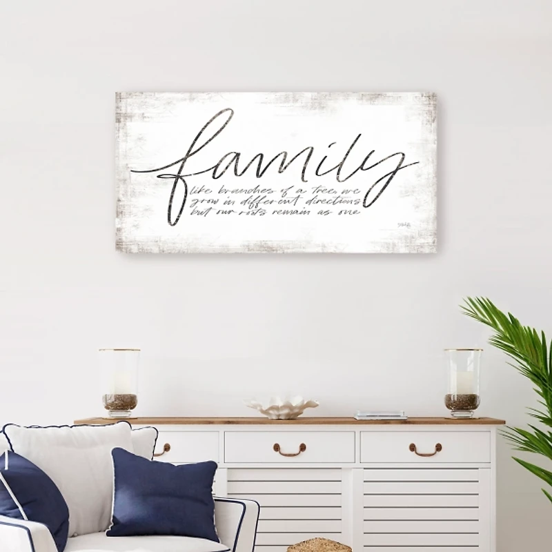 Family Branches Canvas Art Print, 40x20 in.