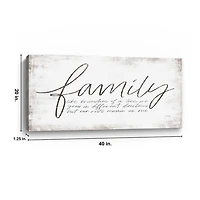 Family Branches Canvas Art Print, 40x20 in.