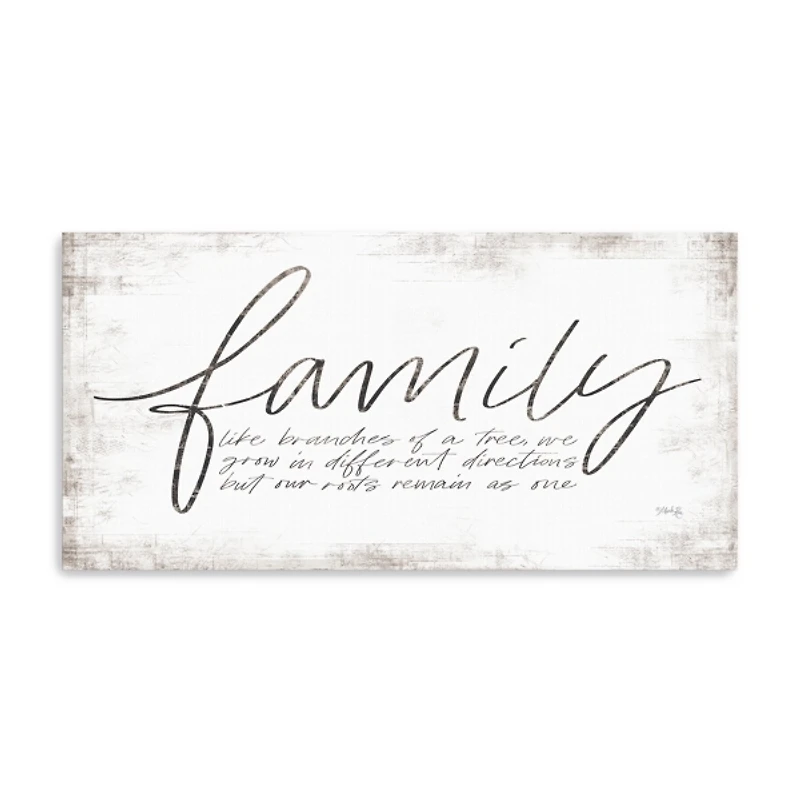 Family Branches Canvas Art Print, 40x20 in.