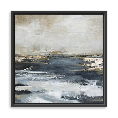 Blue Bay Framed Canvas Art Print, 30x30 in.