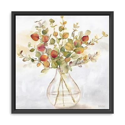 Spice Eucalyptus Framed Canvas Print, 30x30 in.