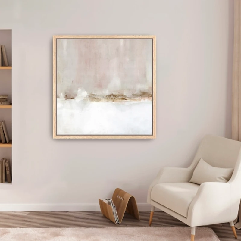 Blushing Days Framed Canvas Art Print