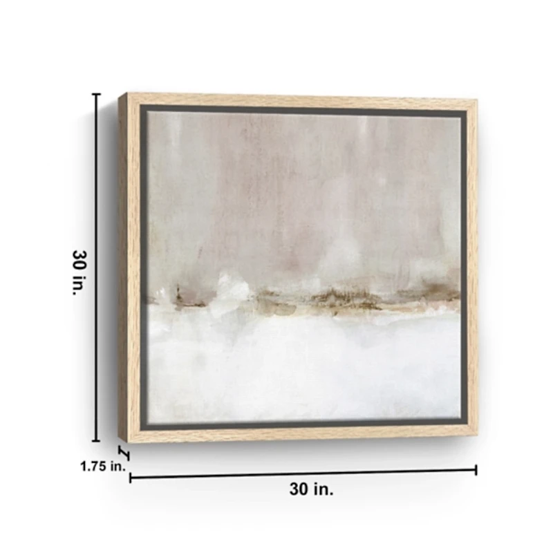 Blushing Days Framed Canvas Art Print