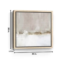 Blushing Days Framed Canvas Art Print