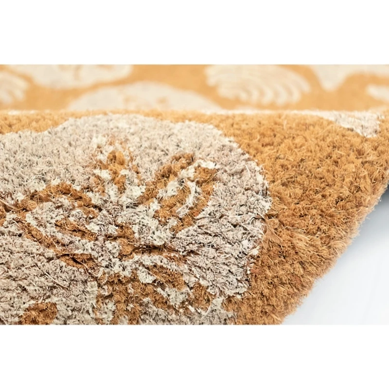 Starfish and Sand Dollars Coir Doormat