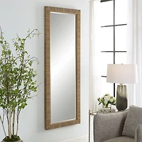 Natural Coastal Full-Length Wall Mirror