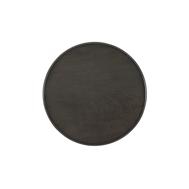 Gray Wood Spindle Side Table