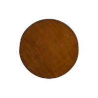 Brown Wood Spindle Side Table