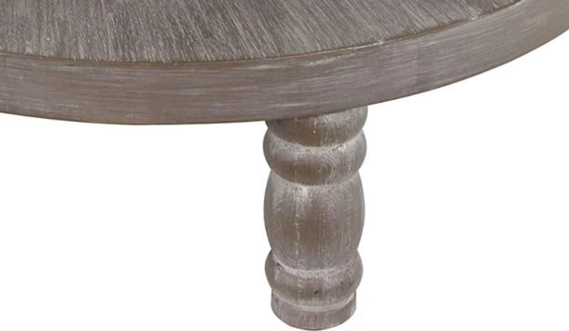 Roberta Gray Wood Decorative Metal Accent Table