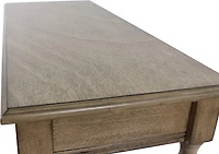 Antique Brown Rectangular Console Table