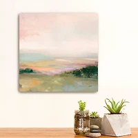 Dark Glowing Valley Canvas Art Print