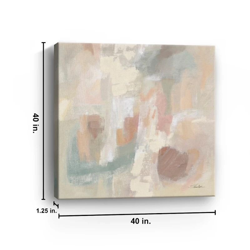 Delicate Light Canvas Art Print, 40x40 in.