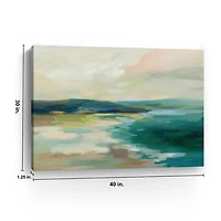 Pastel Lake Canvas Art Print, 40x30 in.