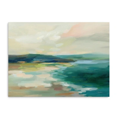 Pastel Lake Canvas Art Print, 40x30 in.