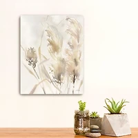 Light Pampas Grasses Canvas Art Print, 16x20 in.