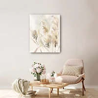 Light Pampas Grasses Canvas Art Print, 24x30 in.