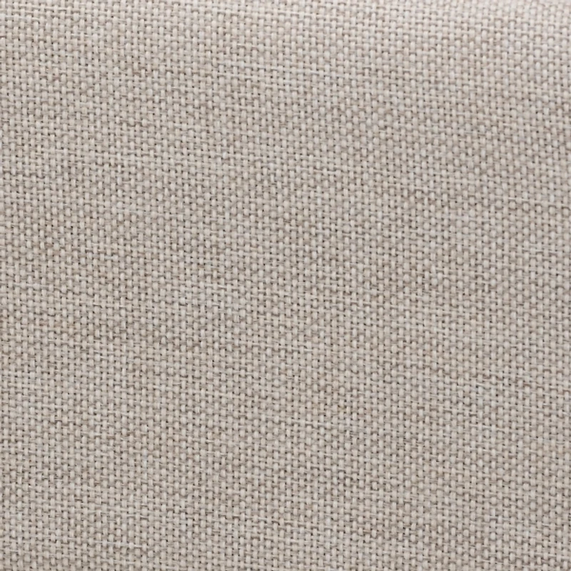 Beige Button Tufted Headboard Full Platform Bed