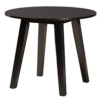 Classic Black Round Wood 5-pc. Dining Set