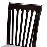 Classic Black Round Wood 5-pc. Dining Set