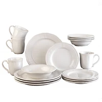 Ceramic Soft Scallop 16-pc. Dinnerware Set