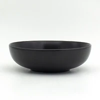 Black Semi Matte Modern 16-pc. Dinnerware Set