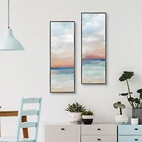 Serene Scene Framed Canvas Art Prints, Set of 2