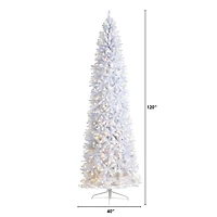 10 ft. Pre-lit White Pine Christmas Tree