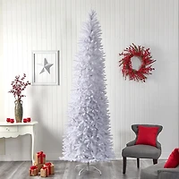 10 ft. Pre-lit White Pine Christmas Tree