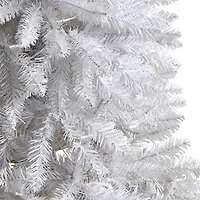 4 ft. Pre-lit Slim White Christmas Tree