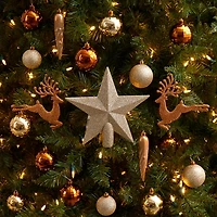Gold 40-pc. Christmas Ornament & Star Topper Set
