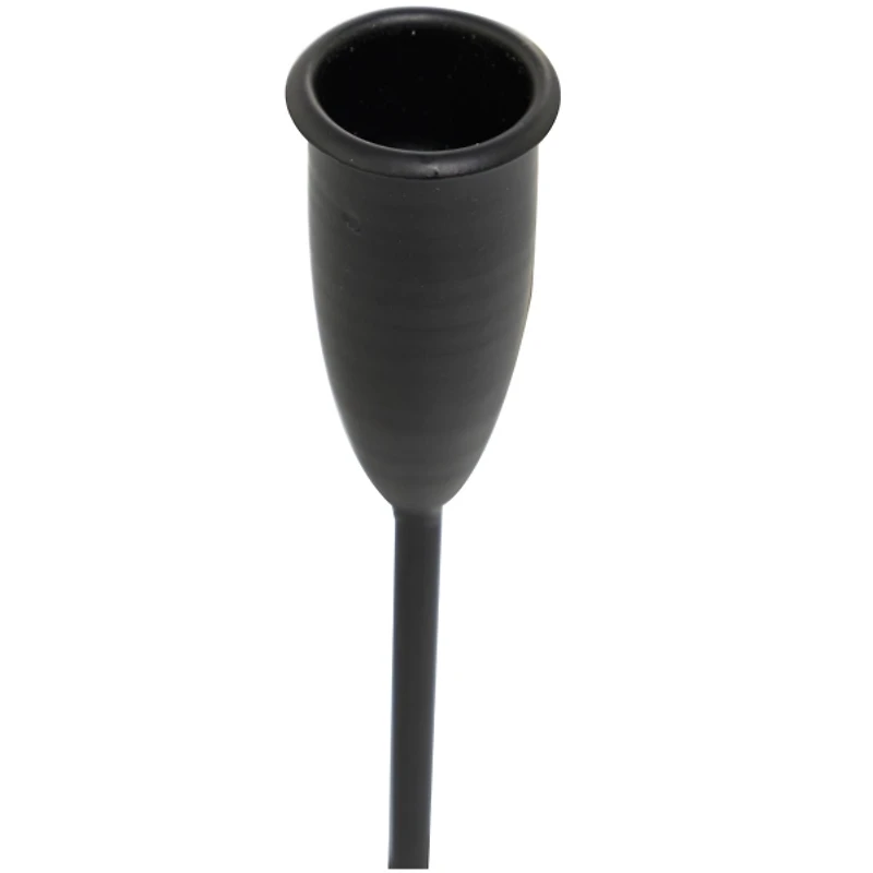 Black Metal Taper Candle Holder Runner