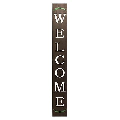Natural Welcome Laurel Porch Board