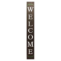 Natural Welcome Laurel Porch Board