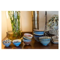 Multi Patterned Ceramic 8-pc. Bowl Set