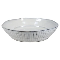 Cream Scalloped Clay 2-pc. Serveware Set