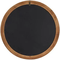 Round Distressed Beaded Wall Mirror, 28 in.