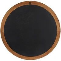 Round Whitewash Beaded Wall Mirror