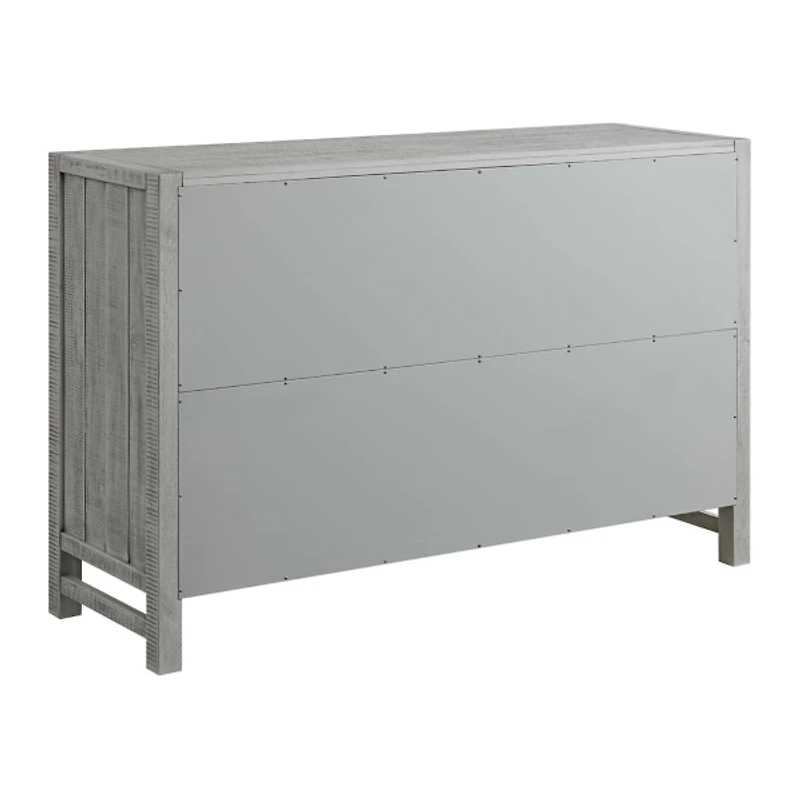Arden Gray Wood 6-Drawer Dresser