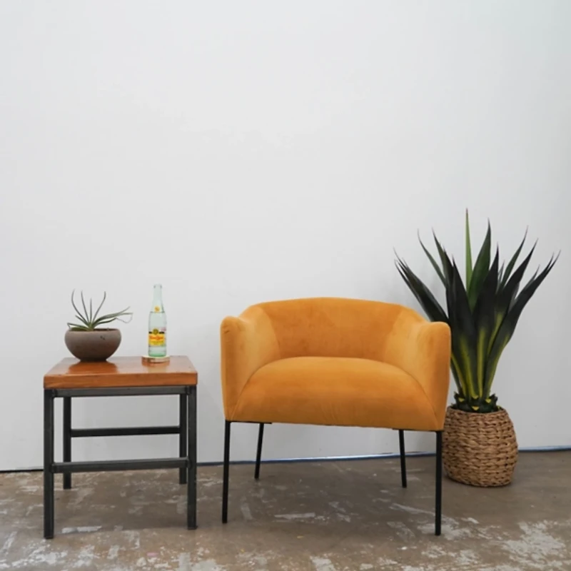 Agave Arrangement in Natural Woven Basket