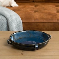 Denim Blue Ceramic Decorative Bowl