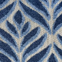 Aloha Blue Botanical Indoor/Outdoor Rug