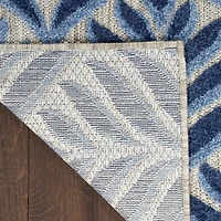 Aloha Blue Botanical Indoor/Outdoor Rug