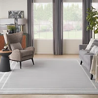Bordered Indoor/Outdoor Area Rug