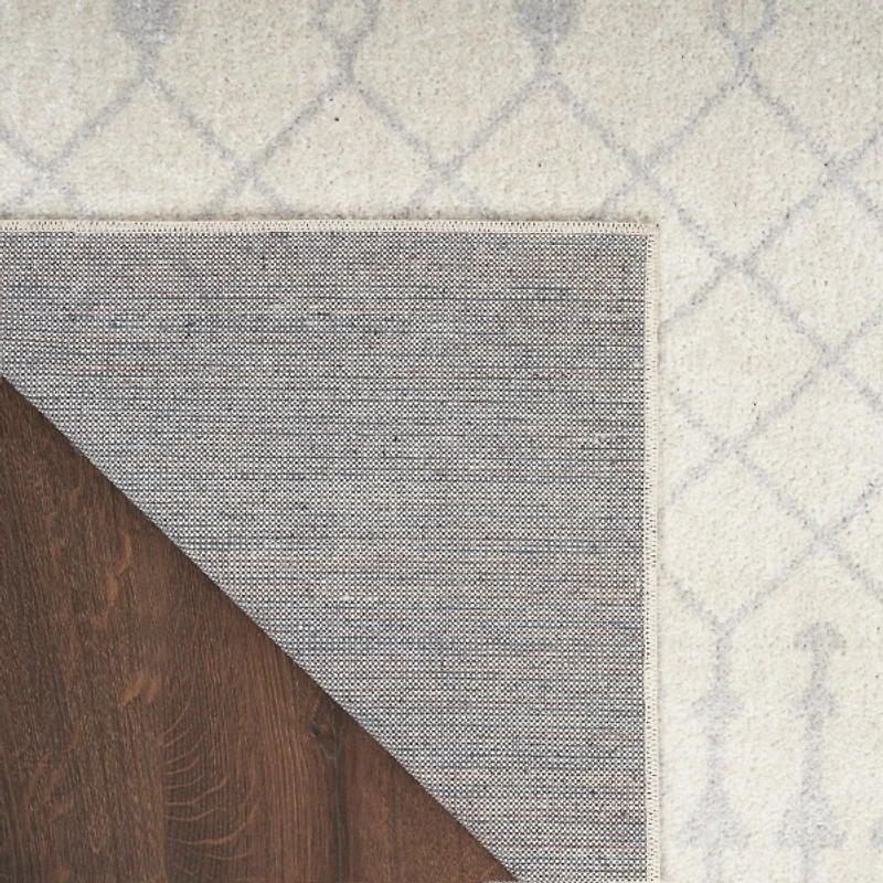 Ivory Moroccan Washable Area Rug