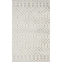 Ivory Moroccan Washable Area Rug