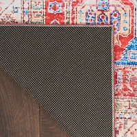 Fulton Red Traditional Area Rug