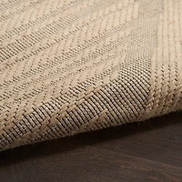 Natural Jute Woven Diamond Area Rug, 7x9