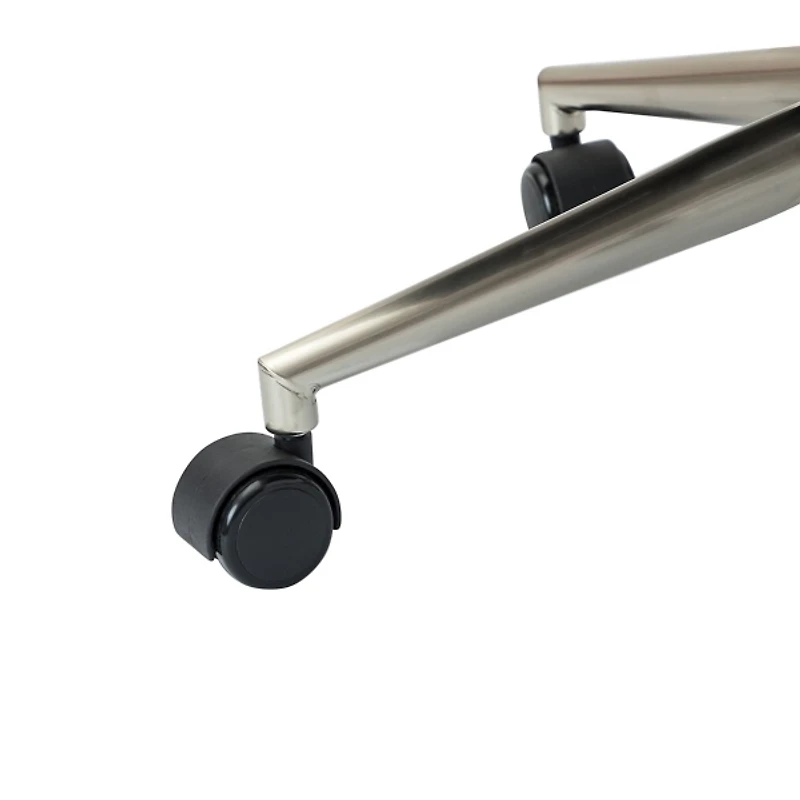 Camel Tufted Faux Leather Swivel Office Chair