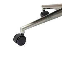 Camel Tufted Faux Leather Swivel Office Chair